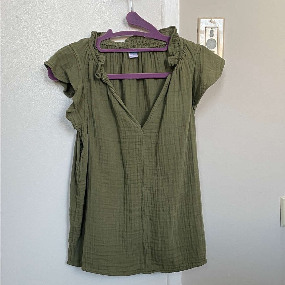 Old Navy Olive Blouse